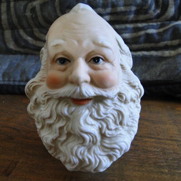 Porcelain Santa Claus Head - Picture 2 of 7